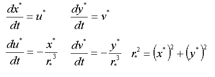 単位変換運動方程式