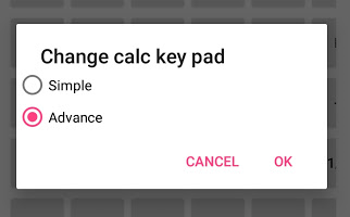 rounding methodChange key pad dialog