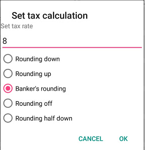 rounding method